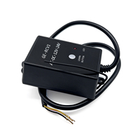 Receptor Universal GE-RCV1 DC/AC 12V/24V 433.92MHz para Puerta de Garaje Automática Enrollable, Receptores Externos de 1/2/3/4 Canales