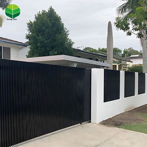 Nouveaux panneaux de clôture à lame en aluminium à lattes Architectural 3d Blade Clôture Composite Verticale Mur de clôture à lattes en aluminium - Product Image 6