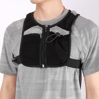 Nouveau sac de course à pied en nylon imperméable pour l'extérieur, sac de sport décontracté, respirant, avec bande réfléchissante, adapté aux hommes et aux femmes