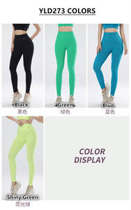 Campioni gratuiti spedizione veloce Stock pronto Plus Size Leggings a coste senza cuciture Scrunch Bum di alta qualità - Product Image 2