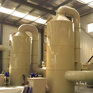 Depurador de gases residuales Sistema de purificación de aire Equipo industrial Depurador húmedo para gases de escape ácidos Dióxido de azufre Gas de amoníaco - Product Image 2