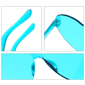 <span class=keywords><strong>Gafas</strong></span> de Sol Infantiles al por Mayor, Diseño de Corazón, para Niñas, sin Montura, de Plástico, para Fiestas - Product Image 4