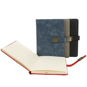 Werbe geschenk Tagebuch Briefpapier Zusammensetzung Notizbuch Benutzer definierter Druck Journal Planer mit Magnets chnalle
