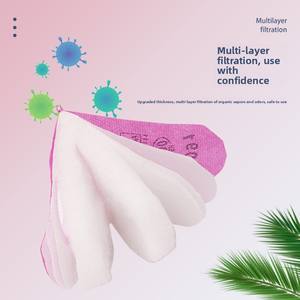 Filtres en coton roses pour demi-masque <span class=keywords><strong>respiratoire</strong></span> 7502 – Protection <span class=keywords><strong>respiratoire</strong></span> professionnelle contre la poussière, les fumées et les produits chimiques – Silicone - Product Image 5
