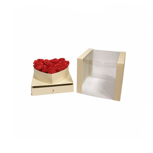 Scatola Regalo Trasparente a Forma di Cuore con Finestra Panoramica in PVC per Fiori - Product Image 5