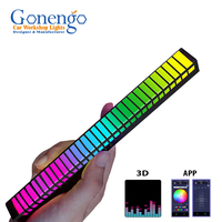 Ambient 40 Led Dj Music Auto Car Rgb Atmosphere Voice Activated Sync Music Rgb Light