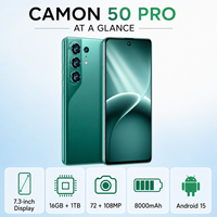 Teléfono Celular de 6.85 Pulgadas, Android 10, 3GB de RAM, 16GB, 4G, Doble SIM, 4500mAh, Cámara de 13MP con Autoenfoque, Desbloqueo Facial, para Uso Familiar y Empresarial