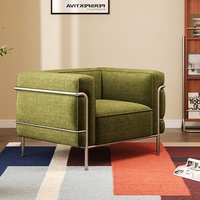 Fauteuil en plastique de style Bauhaus, luxe léger, moderne et simple, avec pieds en acier inoxydable pour salon et bureau