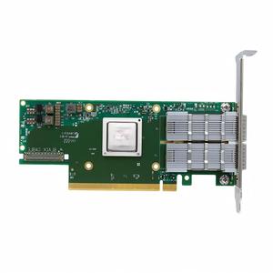 MCX653106A ECAT พอร์ตคู่ QSFP56 100GbE HDR100 EDR IB PCIe 4.0 X16 สำหรับศูนย์ข้อมูล HPC การจัดเก็บข้อมูล การจำลองเสมือน SmartNIC - Product Image 1
