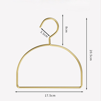 Wholesale Gold Metal Hijab Hanger Semicircle Scarf Hanger