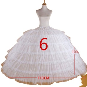 S2947F Haute Qualité Allongement Super Punty <span class=keywords><strong>Grande</strong></span> Robe De <span class=keywords><strong>Mariée</strong></span> De <span class=keywords><strong>Mariée</strong></span> Réglable Six Os 6 Couches <span class=keywords><strong>Jupon</strong></span> - Product Image 4