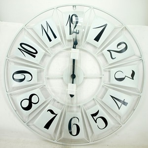 Rustic Retro Handmade <b>Decorative</b> Vintage Metal Big <b>Wall</b> <b>Clock</b> for Living Room Hotel Restaurant - Product Image 4