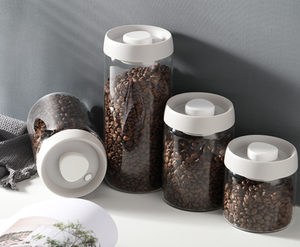 Chân không Canister cho cà phê & thực phẩm lưu trữ thủy tinh dễ dàng để hoạt động cà phê và thực phẩm lưu trữ container - Product Image 5