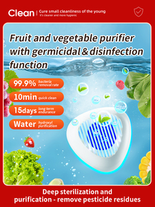 <strong>Fruit</strong> And Vegetable Washing <strong>Machine</strong> <strong>Fruit</strong> Cleaner Device <strong>Fruit</strong> Purifier For With OH-ion Purification Technology For Cleaning - Product Image 2