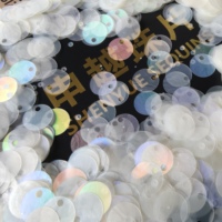 Paillettes rondes transparentes de haute brillance SHENYUE, taille personnalisée, GRS&OEKO, pour vêtements, bricolage, décoration artisanale