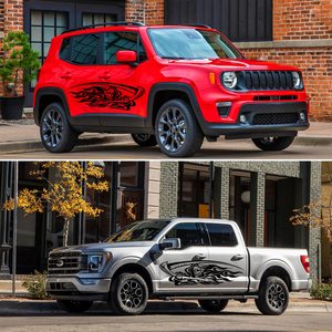 <span class=keywords><strong>Skull</strong></span> đồ họa xe dán vinyl bọc cửa xe đề can dán trang trí cho xe ô tô - Product Image 4