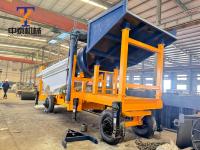 Usine chinoise : Nouvelle installation mobile de lavage d'or, crible trommel portable pour l'extraction d'or alluvionnaire, équipement minier personnalisable disponible