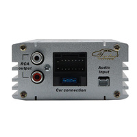 Amplificateur de voiture DSP avec processeur Android, amplificateur de puissance 4 canaux classe A/B avec crossovers, construction en aluminium
