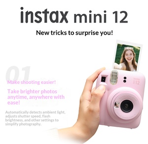 Appareil photo instantané Fujifilm Mini 12 - Compact et portable, alimenté par piles AA - Idéal pour les couples, les selfies, les cadeaux - Plusieurs couleurs disponibles - Product Image 6