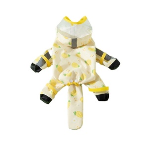 Impermeable para Perros de Todas las Estaciones con Correa, Diseño de Piña, Diseño Integral de Cuatro Patas para Perros Pequeños y Teddy <span class=keywords><strong>Bichon</strong></span> - Product Image 6