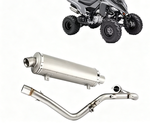 CHMotor para SUZUKI <span class=keywords><strong>DR</strong></span>-Z400 DRZ400 DRZ-<span class=keywords><strong>400</strong></span> <span class=keywords><strong>DR</strong></span> Z400 <span class=keywords><strong>SM</strong></span> S E 2000 - 2022 Silenciador de escape para motocicleta ORV con tubo de conexión frontal de 51mm - Product Image 6