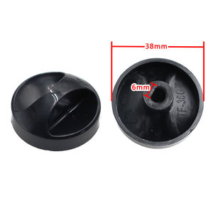 Bouton de contrôle de vitesse de ventilateur Yuanyi, diamètre 38 mm, trou de 6 mm, capuchon rotatif en plastique pour ventilateurs de table, muraux et au sol - Product Image 1