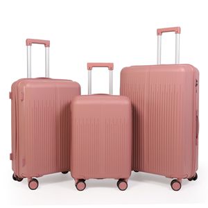 Set di Tre Valigie in Poliestere Ultra-leggero da 20 Pollici, Grande Capacità, <span class=keywords><strong>Ruote</strong></span> Universali, Chiusura con Password - Product Image 3