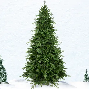 厂家直销批发可折叠铰链廉价优质人造圣诞树Rbol Arbol De Navidad Denso Xmas Pvc