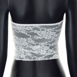 Ouvert nombril cravate femmes haut poitrine été paiement d'intérêts <span class=keywords><strong>2022</strong></span> pull sans manches impression dentelle - Product Image 4
