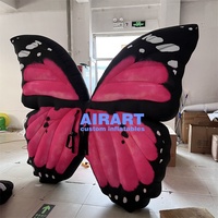Décoration de papillon gonflable, ornement de jardin gonflable