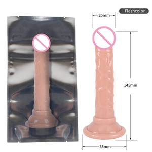 ワイルドフリーシリコーンGスポットディルド吸引カップ付きドンPVCセックス製品 - Product Image 2