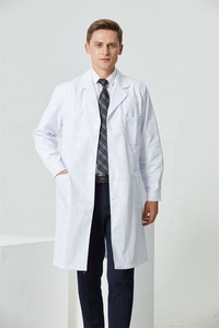 Camice da Laboratorio Lungo Personalizzato in Poliestere/Cotone Ricamato per Uomo, Aggiungi il Tuo <span class=keywords><strong>Nome</strong></span>/Testo, Camice Medico Personalizzato Disponibile negli USA - Product Image 4
