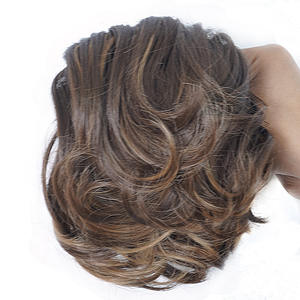 Prix d'usine pas cher Cheveux humains Messy Bun Accessoires Messy Human Grab Card Hair Bun - Product Image 5