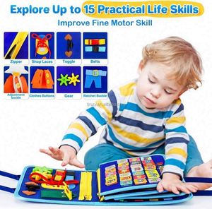 Nouveau design, 8 en 1, livre d'activités en feutre coloré sur le thème des dinosaures, jouets Montessori pour tout-petits, éducation précoce, livre silencieux - Product Image 3