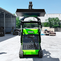 Nueva Llegada: Minicargadora Compacta de Orugas de Goma Euro 5 de 25hp y 30hp para Jardinería