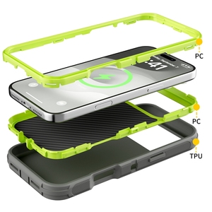 Nouvelle meilleure vente pour <span class=keywords><strong>iPhone</strong></span> 17 Pro étui <span class=keywords><strong>antichoc</strong></span> anti-poussière/anti-chute 3 couches de protection complète robuste étui de protection robuste - Product Image 2