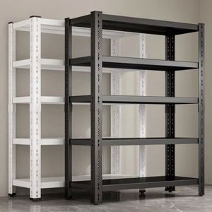 헤비 듀티 스토리지 산업 창고 선반 볼트리스 금속 랙 선반 보관 선반 차고 용 금속 선반 - Product Image 5