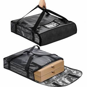 Bolsa Grande para Pizza, Bolsa Térmica Aislada para Entrega de Pizza y Alimentos, Bolsa Profesional para Transportar Pizza Caliente, Resistente - Product Image 3