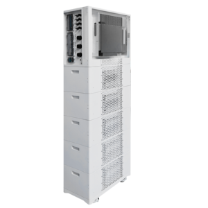 Système de stockage d'énergie solaire tout-en-un empilable haute tension DC400V 40KWH avec module intégré de 24KW - Product Image 3