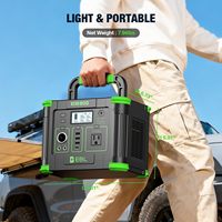 Générateur solaire portable EBL 330W 288,6Wh avec 9 ports de sortie et recharge sans fil 5W pour l'extérieur (prises AU et US)