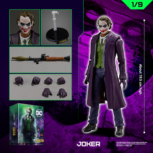 DC Hành động Hình Series -<span class=keywords><strong>Joker</strong></span> hành động hình gốc xác thực 1/9 quy mô 19.5cm/7.6in rất nhiều phụ kiện sưu tập đồ chơi - Product Image 2