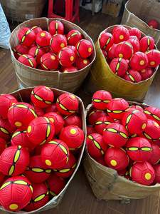 Großhandel 2,5 Zoll UFO Hund Flying Discs Ball Outdoor Flat Throw Doggy Deformation Rebound Ball Vier Farben Glow Dog Ball - Product Image 6