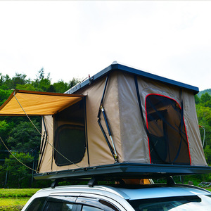 Tente de toit de voiture Tente de camp de toit de véhicule imperméable pour voiture SUV Pickup Truck Road Traveling Tente de toit pour voitures d'<span class=keywords><strong>occasion</strong></span> - Product Image 5