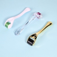 Rouleau de massage Derma 540 0,5 mm pour hommes et femmes, soin de la peau, repousse des cheveux et de la barbe, élimination des rides et des cicatrices