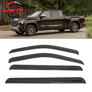 Convient pour Toyota Tundra Crew Cab 22-26, 4 visières de fenêtre en acrylique fumé - Product Image 1