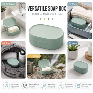 Boîte à savon de voyage multifonctionnelle de style chaud <span class=keywords><strong>portable</strong></span> et étanche avec couvercle pour appareil de salle de bain en plastique - Product Image 3