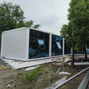 Casa Contenedor Plana Impermeable e Ignífuga de 20 pies, Panel Sándwich, Edificio Prefabricado para Dormitorios u Oficinas, Hogar Desmontable - Product Image 2