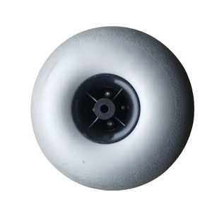 Paquete de <span class=keywords><strong>2</strong></span> neumáticos de carrito de playa de PVC de 12 pulgadas, ruedas de arena de repuesto, bomba de aire, Kayak <span class=keywords><strong>Dolly</strong></span>, carrito de canoa, andador rodante, piezas de silla de playa - Product Image 5