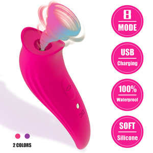 Purple Bird Sucker Vibrador de 8 frecuencias Masturbador femenino con clítoris Punto G y masajeador de coqueteo de succión de senos - Product Image 5