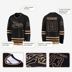 Jersey de Hockey sobre Hielo Diseñado con Estándares Atléticos Profesionales para Entrenamiento, Jersey de Hockey sobre Hielo Personalizado de la Mejor Calidad para Equipos - Product Image 4